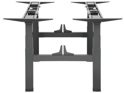 Acava EDF14QB Quad Motor Electric Back-to-Back Height Adjustable Sit-Stand Desk Frame - Black