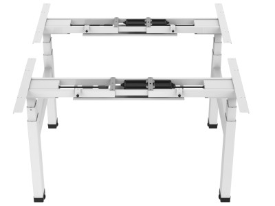 Acava EDF14QW Quad Motor Electric Back-to-Back Height Adjustable Sit-Stand Desk Frame - White