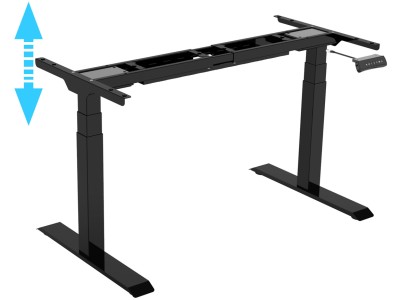 Acava EDF32DB Dual Motor Electric Height Adjustable Sit-Stand Desk Frame with Anti-Collision - Black