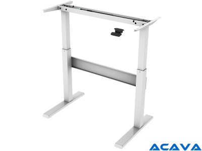 Acava GDF03MW Gas Spring Height Adjustable Sit-Stand Desk Frame - White