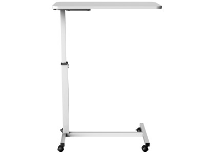 Acava MBT01W Spring-Assisted Height Adjustable Over-bed Patient Table - White