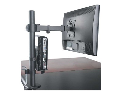 Acava MDM11SB LCD Arm Sit-Stand Desk Mount - Black - for 15" - 27" Screens up to 10kg