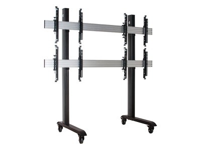 B-Tech System X BT8371-2X2/BS 2x2 Mobile Video Wall Stand