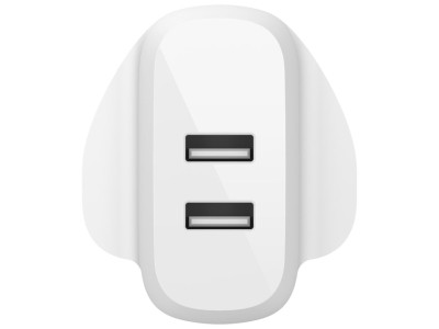 Belkin 24W BOOST↑CHARGE™ Dual USB-A Wall Charger - White - WCB002MYWH