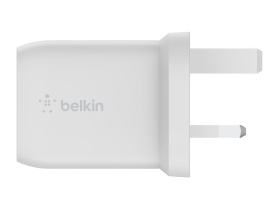 Belkin BoostCharge Pro 65W Dual USB-C PPS Wall Charger - White - WCH013MYWH