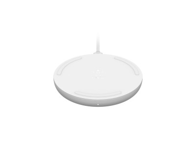 Belkin 15W BOOST↑CHARGE™ Qi Wireless Charging Pad + Wall Charger - White - WIA002MYWH