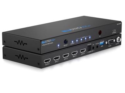 BluStream SW41AB-8K 4-Way 8K HDMI 2.1 HDCP 2.3 Switch