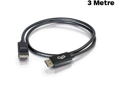 C2G 3 Metre DisplayPort 1.2 Cable with Latches - 84402