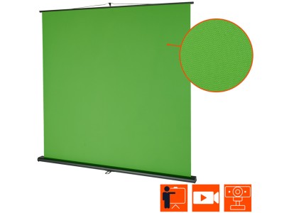 Celexon 150 x 200cm Mobile Lite Chroma Key Green Screen Portable Pull-Up Floor Screen - 1000010980