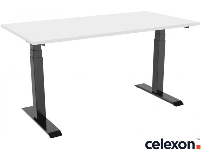 Celexon 1000013809 eAdjust-58123 1750 x 750 Dual Motor Electric Height Adjustable Sit-Stand Desk - Black