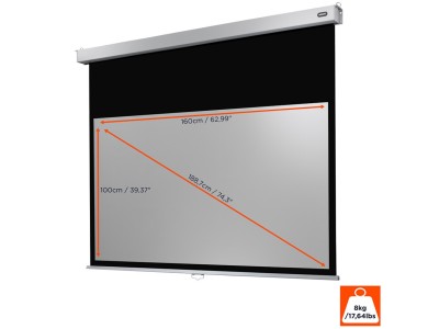 Celexon Manual Professional Plus 16:10 Ratio 160 x 100cm Pull-Down Projector Screen - 1090810