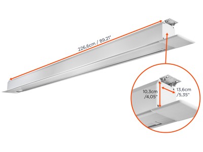 Celexon Recessed Professional Plus 16:9 Ratio 180 x 102cm Ceiling Recessed Electric Projector Screen - 1000000876
