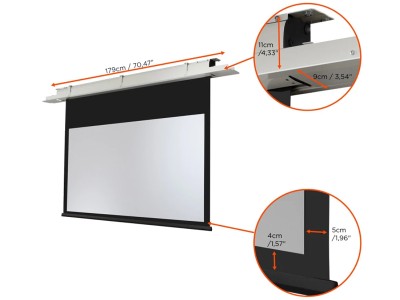 Celexon Recessed Expert 16:9 Ratio 160 x 90cm Ceiling Recessed Electric Projector Screen - 1090192