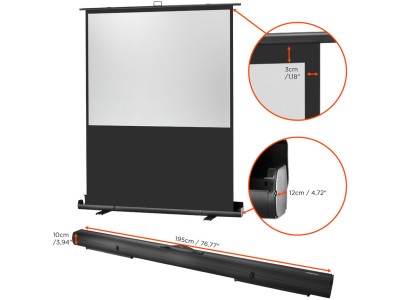 Celexon Mobile Professional Plus 16:9 Ratio 174 x 98cm Portable Pull-Up Floor Projector Screen - 1090367