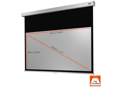 Celexon Manual Professional Plus 16:9 Ratio 160 x 90cm Pull-Down Projector Screen - 1090785