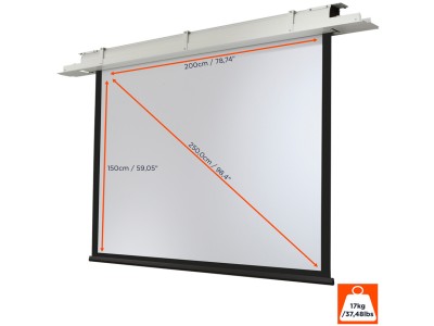Celexon Recessed Expert 4:3 Ratio 200 x 150cm Ceiling Recessed Electric Projector Screen - 1090200