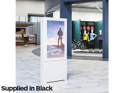 Chief LF42UBP Portrait 42” Impact™ Floor Standing Kiosk - Black