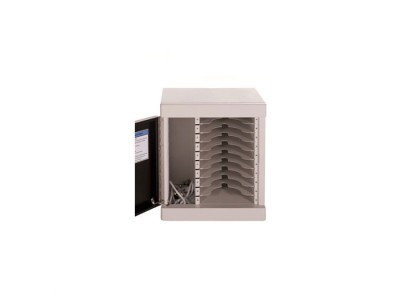 CompuCharge Eco10+ iPad Desktop Security, Store and Charge, 10 Bay, also for Android Tablets