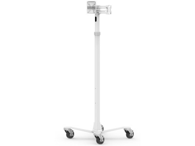 Compulocks MCRSTDEXW - Rise Freedom Extended Medical VESA Mount Rolling Cart - White - for Screens up to 15" and below 2.27kg