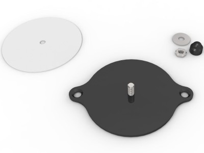 Compulocks NSWBMID - Kiosk Swivel Base Plate for use with Nollie Kiosk and AV Conference Room Capsule