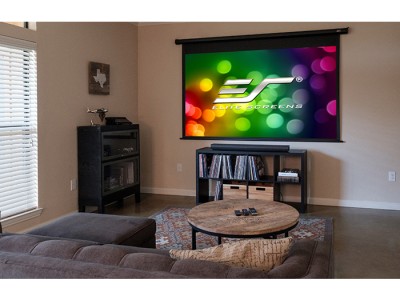 Elite Screens Spectrum 16:9 Ratio 243.8 x 137.2cm Electric Projector Screen - ELECTRIC110H - Black Case