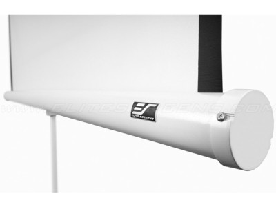 Elite Screens Tripod 1:1 Ratio 203 x 203cm Portable Tripod Projector Screen - T113NWS1 - White Frame