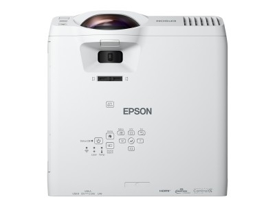 Epson EB-L210SW Projector - 4000 Lumens, 16:10 WXGA, 0.48-0.65:1 Throw Ratio - Laser Lamp-Free Short Throw with Wireless & Miracast