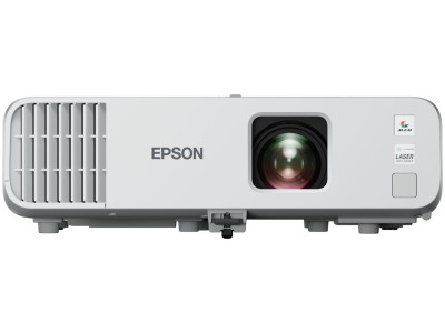 Epson EB-L260F White Projector - 4600 Lumens, 16:9 Full HD 1080p, 1.32-2.12:1 Throw Ratio - Laser Lamp-Free Signage with Wireless & Miracast
