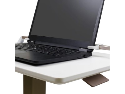 Ergotron 24-757-250 CareFit™ Slim Laptop Security Bracket - White / Grey