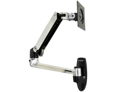 Ergotron 45-243-026 LX Wall Mount LCD Monitor Arm - Silver - for Screens up to 34" and below 11.3kg