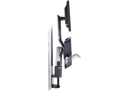 Ergotron 45-260-026 StyleView® Combo Arm with Worksurface - Silver / Black