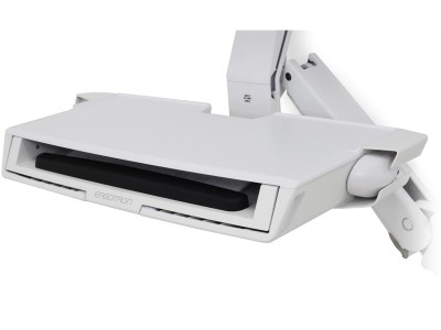 Ergotron 45-272-216 StyleView® Combo System with Worksurface & Small CPU Holder - White
