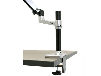 Ergotron 45-295-026 LX Desk Mount LCD Arm Tall Pole - Silver - for Screens up to 32" and below 11.3kg
