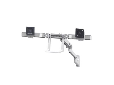 Ergotron 45-479-216 HX Dual LCD Side-by-Side Arm Wall Mount - White - for Screens up to 32" and below 7.9kg