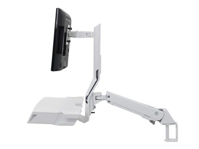 Ergotron 45-583-216 StyleView® Combo Arm with Worksurface & Monitor Pan - White