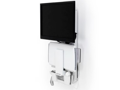 Ergotron 61-080-062 StyleView® Sit-Stand Patient Room Vertical Lift - White