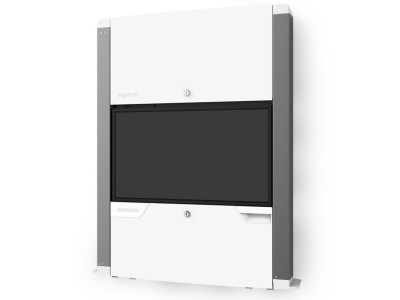 Ergotron 61-367-030 CareFit™ Sit-Stand Workstation Wall Enclosure - White