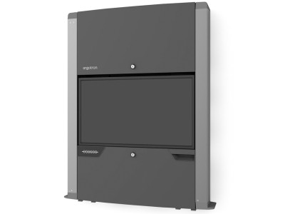 Ergotron 61-367-060 CareFit™ Sit-Stand Workstation Wall Enclosure - Black