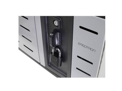 Ergotron Zip12 iPad Desktop Store & Charge Cabinet, 12 Bay / Android, Chromebook and UltraBook Compatible  / DM12-1012-3 