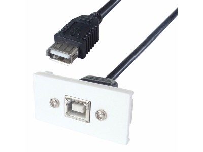 FastFlex Universal AV Snap-in Modular Kit Installation System with 5 Metre Cables - FFCABKIT5-BMOD