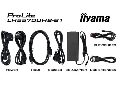 iiyama ProLite LH5570UHB-B1 55” 4K Smart Hi-Bright Large Format Display