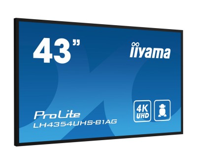 iiyama ProLite LH4354UHS-B1AG 43” 4K Digital Signage Display with iiSignage²