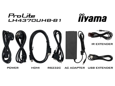 iiyama ProLite LH4370UHB-B1 43” 4K Smart Hi-Bright Large Format Display
