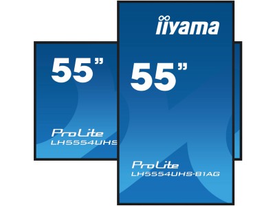 iiyama ProLite LH5554UHS-B1AG 55” 4K Digital Signage Display with iiSignage²