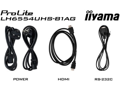iiyama ProLite LH6554UHS-B1AG 65” 4K Digital Signage Display with iiSignage²