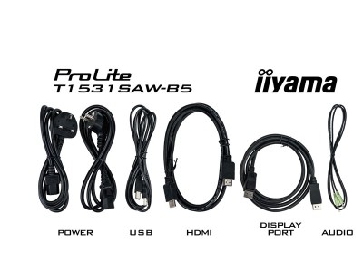 iiyama ProLite T1531SAW-B5 15” SAW Touch Screen Monitor