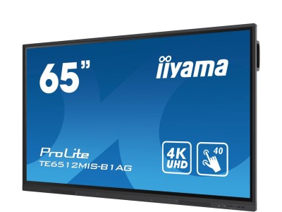 iiyama ProLite TE6512MIS-B1AG 65” 4K iiWare 10.0 Education Interactive Touchscreen