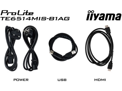 iiyama ProLite TE6514MIS-B1AG 65” 4K iiWare 11.0 Business Interactive Touchscreen