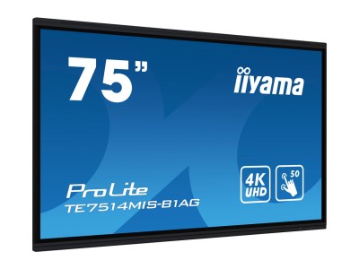 iiyama ProLite TE7514MIS-B1AG 75” 4K iiWare 11.0 Business Interactive Touchscreen