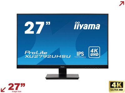 iiyama ProLite XU2792UHSU-B1 27” 16:9 Ultra Slim Monitor
